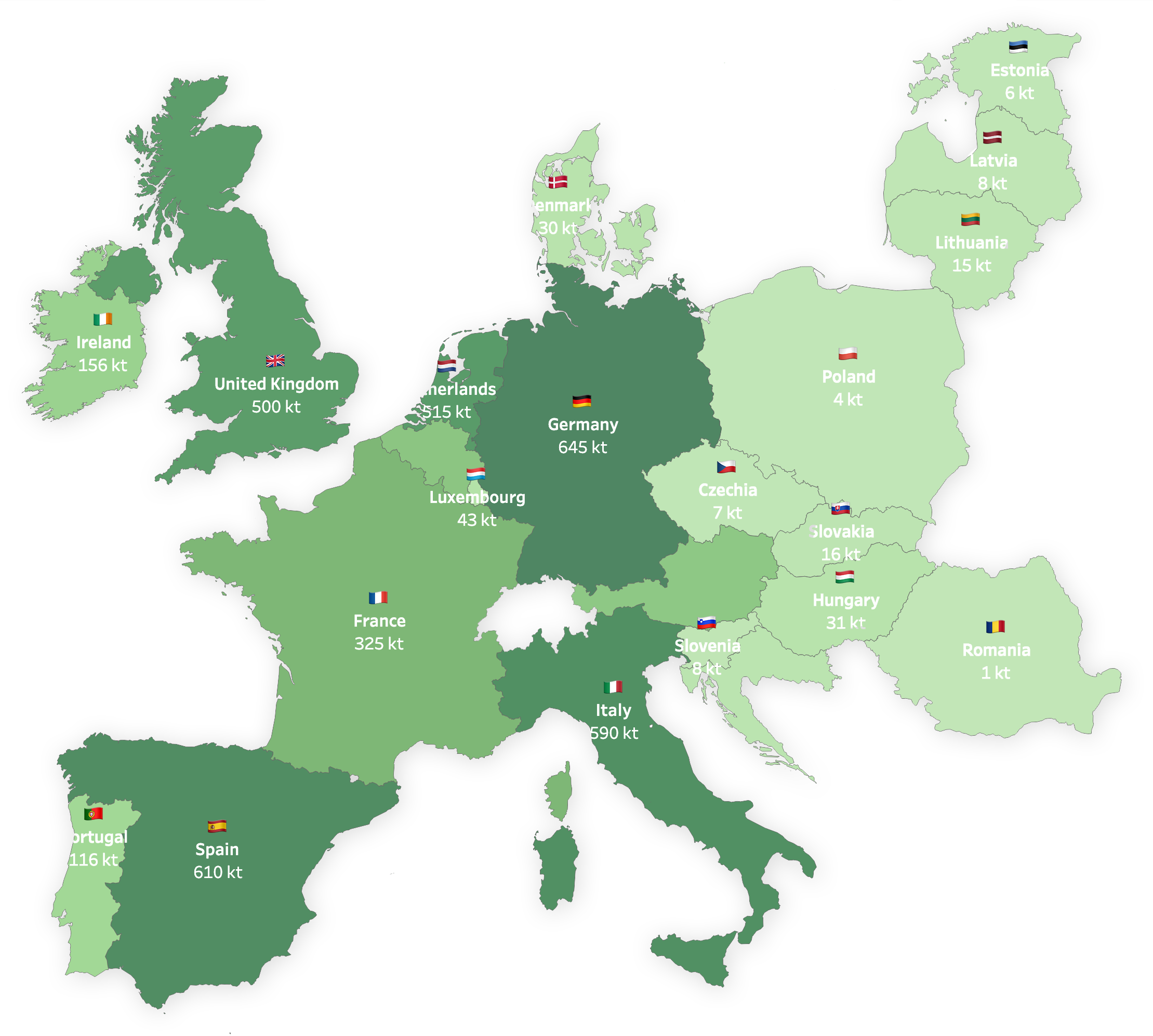 EU HVO DEMAND (map)