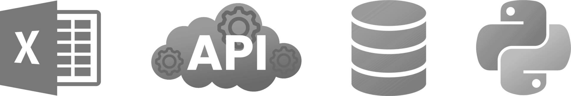 data outputs icons bw